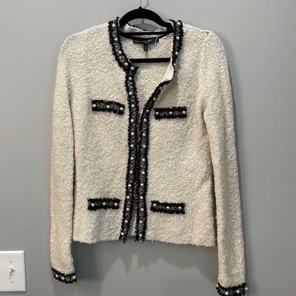 White House Black Market Cardigan Sweater sz M - Picture 1 of 7